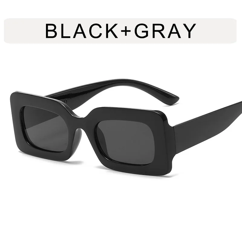 UNOC 2023 New Trendy Sunglasses with Vintage Square Frame Jelly Color Sun Glasses Eyewear Shades for Men Women in Blue Yellow