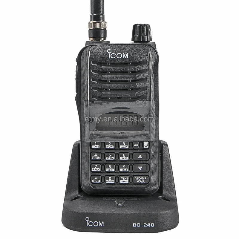 Icom IC-V86 7W VHF FM Portable Two-Way Radio - IP54 Waterproof