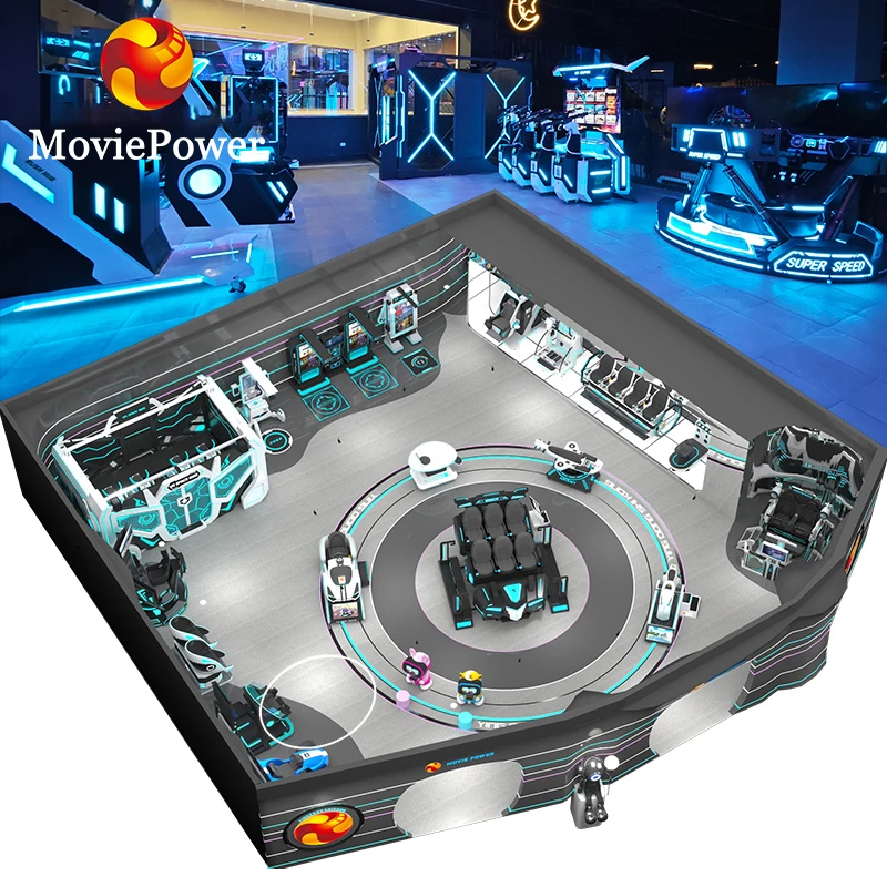 Guangzhou VR 9D Virtual Reality Cinema for Indoor Game Zones
