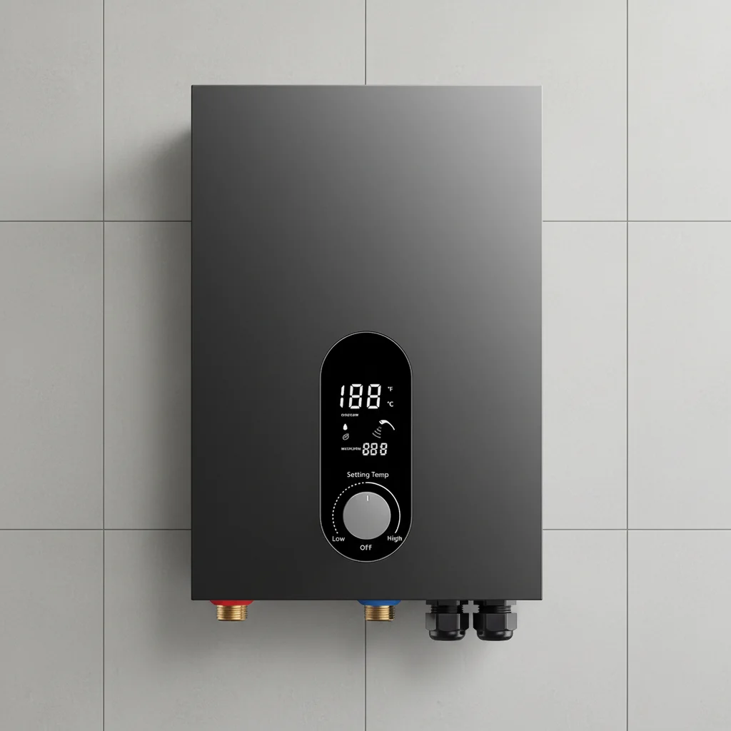 Fengt 18 kW 240 V Intellegens Modus Temperaturae Constantis Instantaneus Aqua Calefactor Electricus pro Usum Hospitii, Apparatus, et Commercialis
