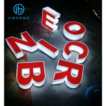 Free design of business office signage indoor and outdoor 3d letter sign custom led acrylic led sign board 3d logo letter sign