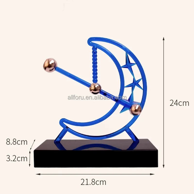 Moon Shape Chaotic Pendulum: Anti-Gravity Swing Stick Desk Toy for ...