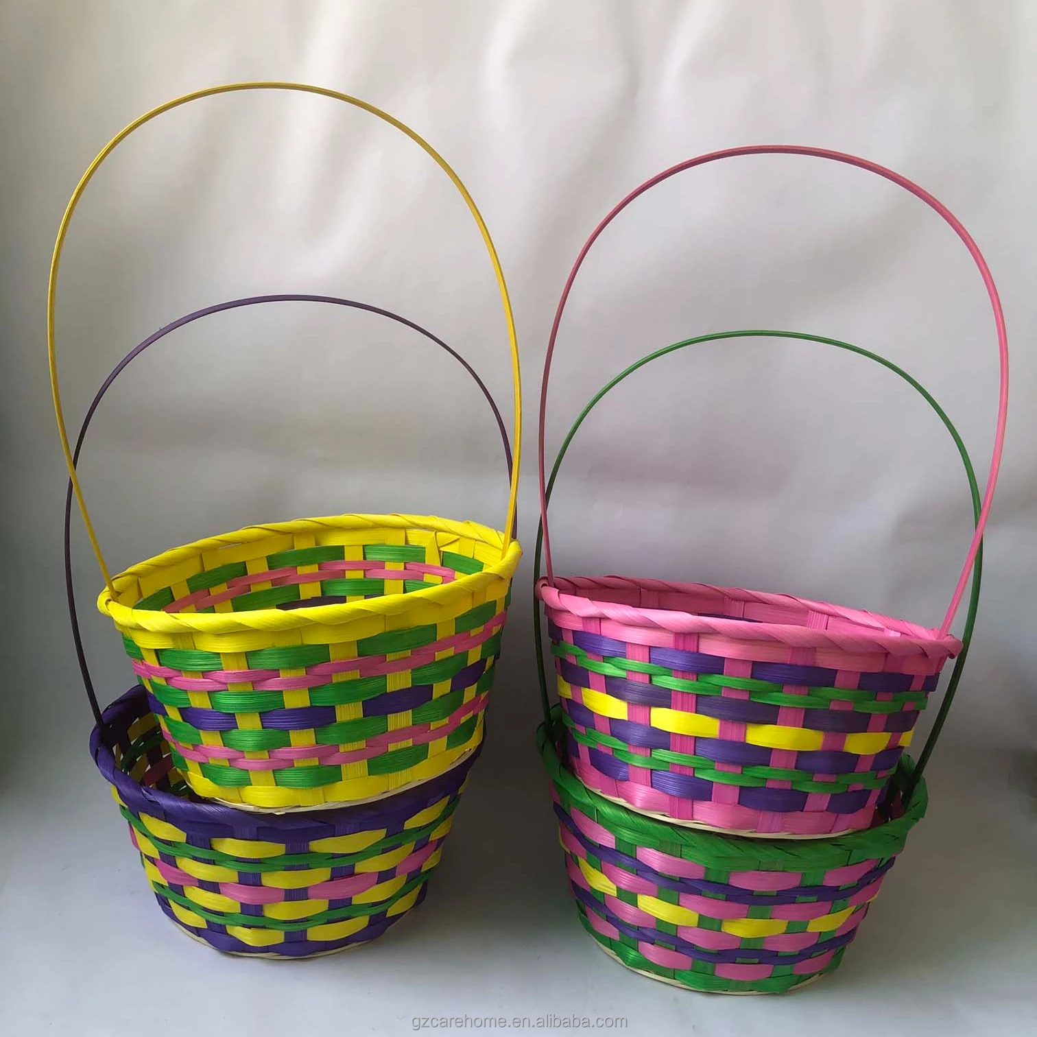 Portable Handmade Rattan Storage Container Houseware Bamboo Woven Gift Storage Basket With