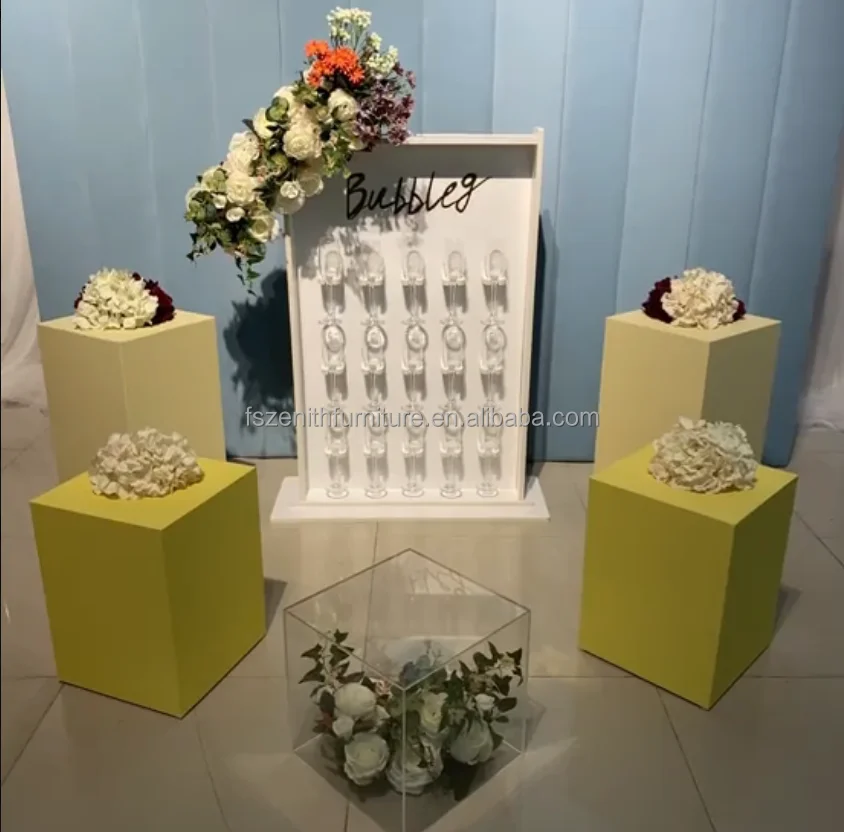 Factory Price Multi Layers Home Store Acrylic champagne Wall Wine Rack Shelf Display Stand Holder