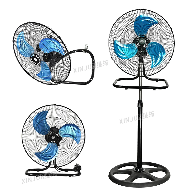 Adjustable Height Stand Fan, 3-in-1, 60 W(0.08hp), plastic - detail 4
