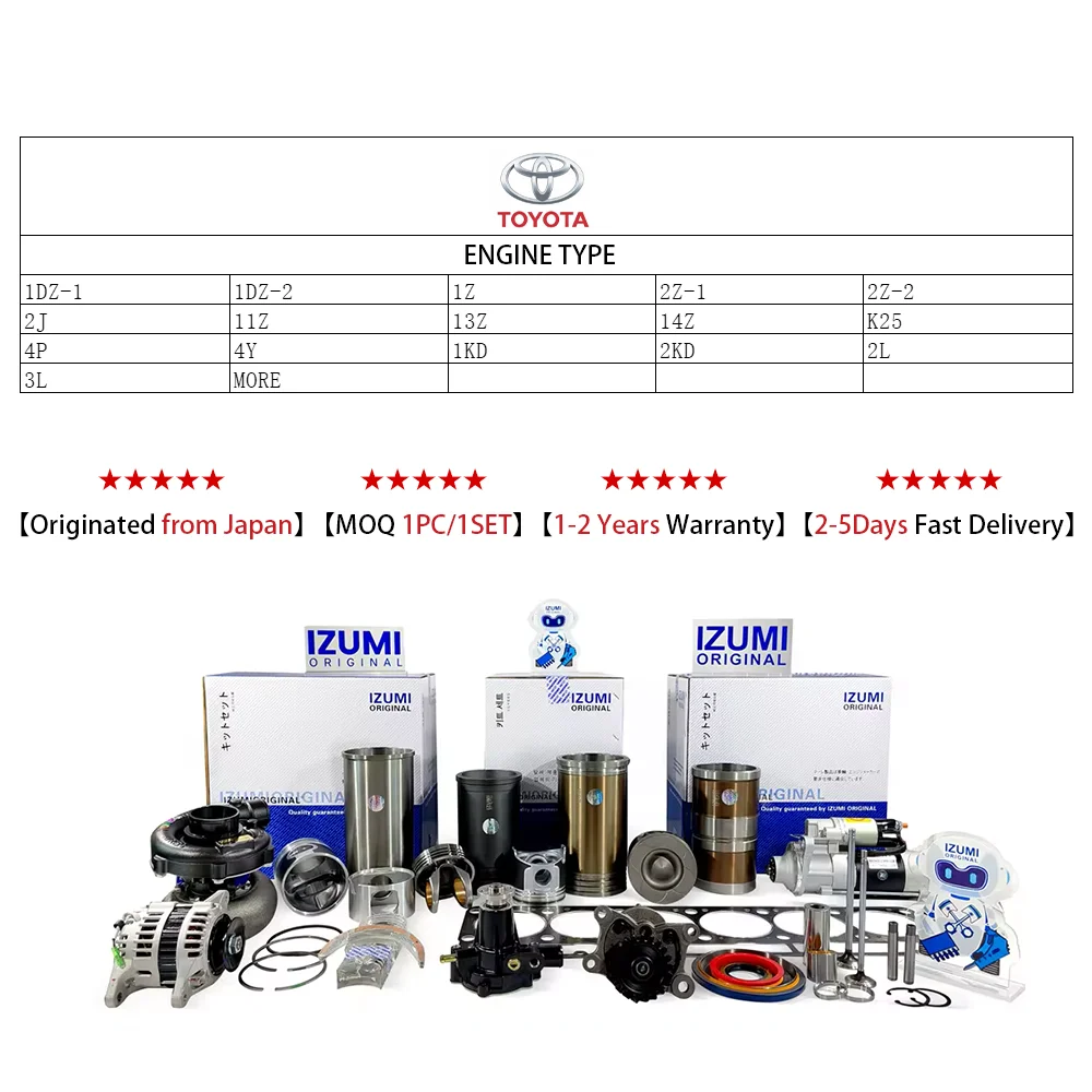 product izumi original 2j 2jz piston for toyota engine-19