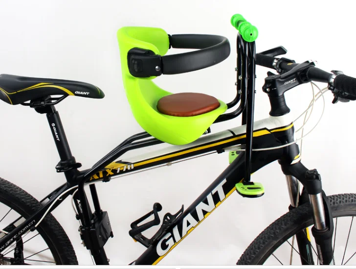 Seggiolino Anteriore Per Bicicletta Per Bambini | Con Manubrio E Pedali | Mountain Bike E Bici Da Città