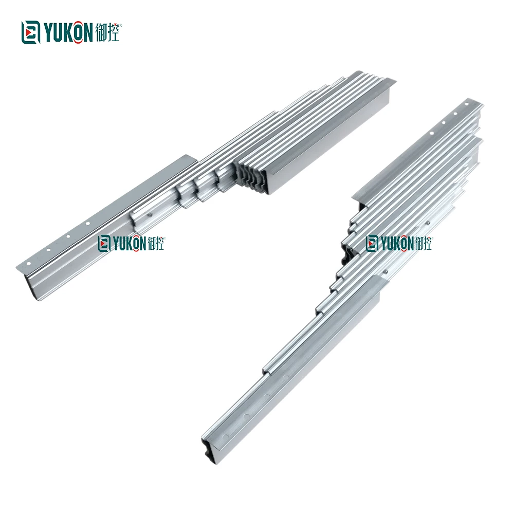 Console Aluminium Extended Sliding Table Slide Rail Mechanisms for Extendable Tables
