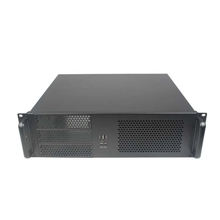 Good Heat Dissipation Large Storage Atx Mainboard 3U Rackmount Chassis Server Case