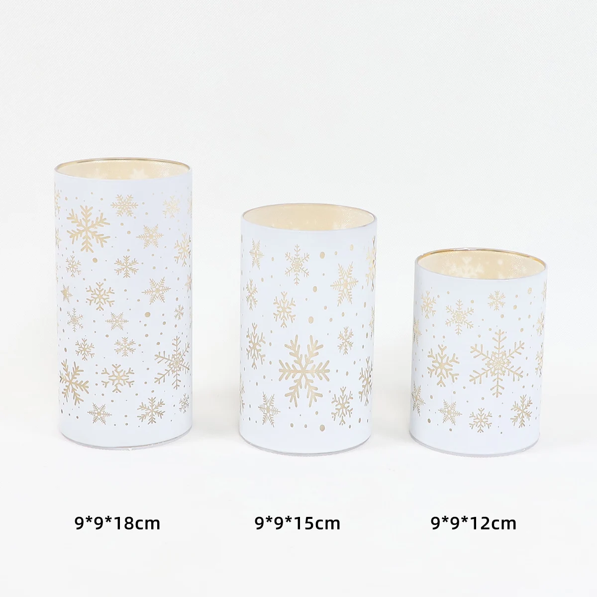 home christmas decoration led decoration christmas modern candle custom glass candle jars