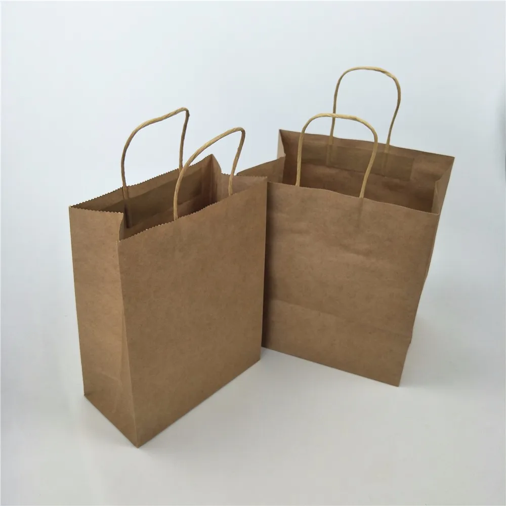 Brown Or White Paper Food Bags/durable Kraft Paper Bags,Accept Custom ...