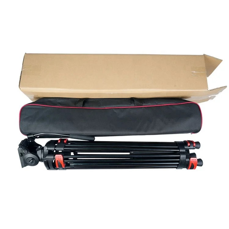 Professional Camera Tripod 1.8M Heavy Duty Aluminum Stand for DSLR Video Camcorder
