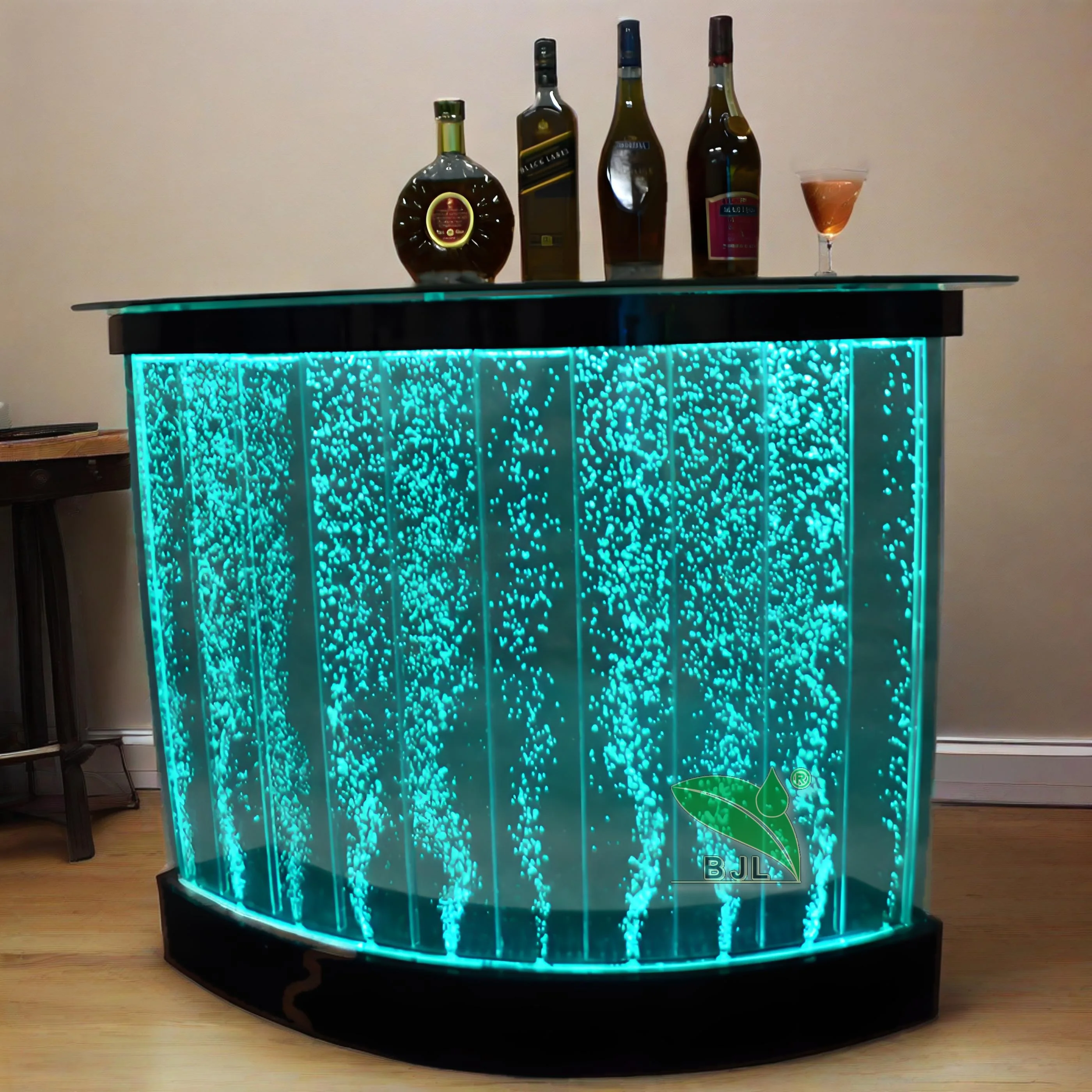 カウンターデスクテーブル商業用家具LED水族館ウォーターバブル