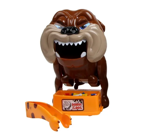 BAD DOG Reaktionsspiel HUND Mund Zahnarzt Biss Finger Spielzeug Kinder Geschenk 