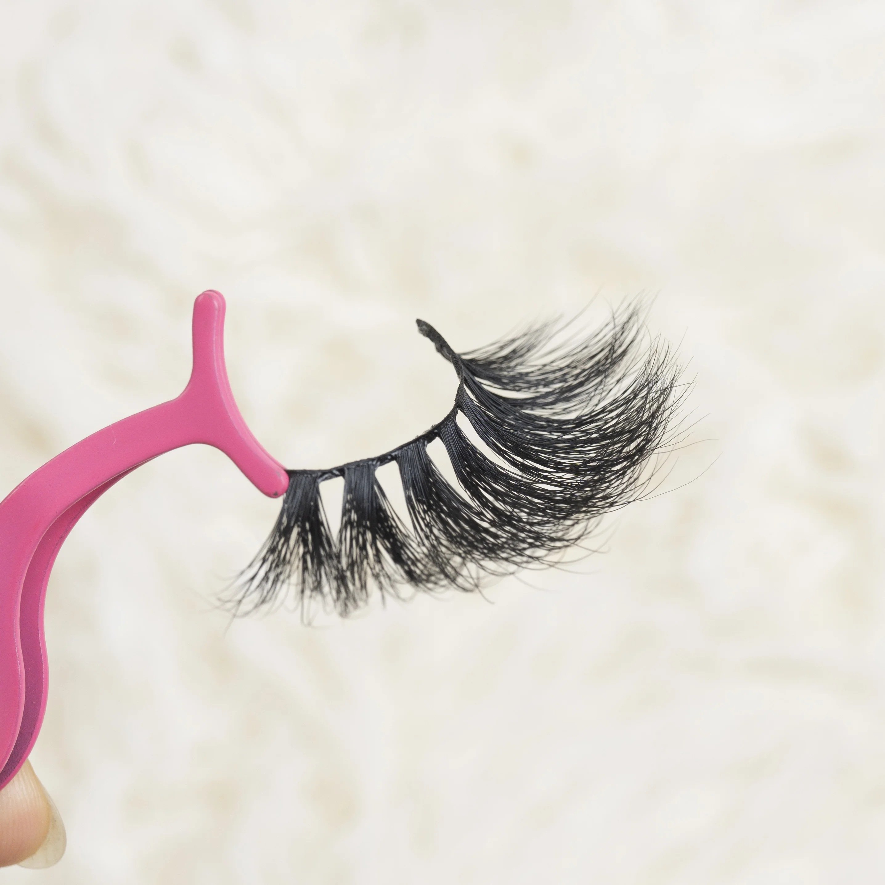 Wholesale create your own brand lashes real siberian long mink lashes 5d mink lases