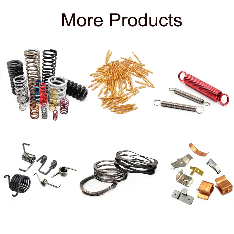 Music Wire Rectangular Compression Spring Long Coil Nitinol Extension Spring 0.6mm Spiral Chair Torsion Springs