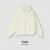 Hooded-Cream White