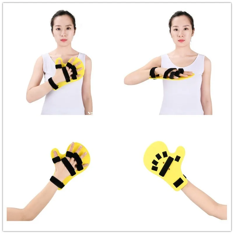 Hand Wrist Orthosis Finger Splint With Strap Blue Finger Splint Board