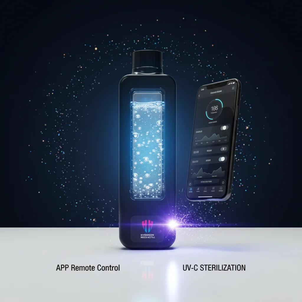 American Patented Product: 8000ppb Smart Hydrogen Water Bottle, APP Control + Drinking Water Monitoring, 4500mAh Battery 1 American Patented Product: 8000ppb Smart Hydrogen Water Bottle, APP Control + Drinking Water Monitoring, 4500mAh Battery