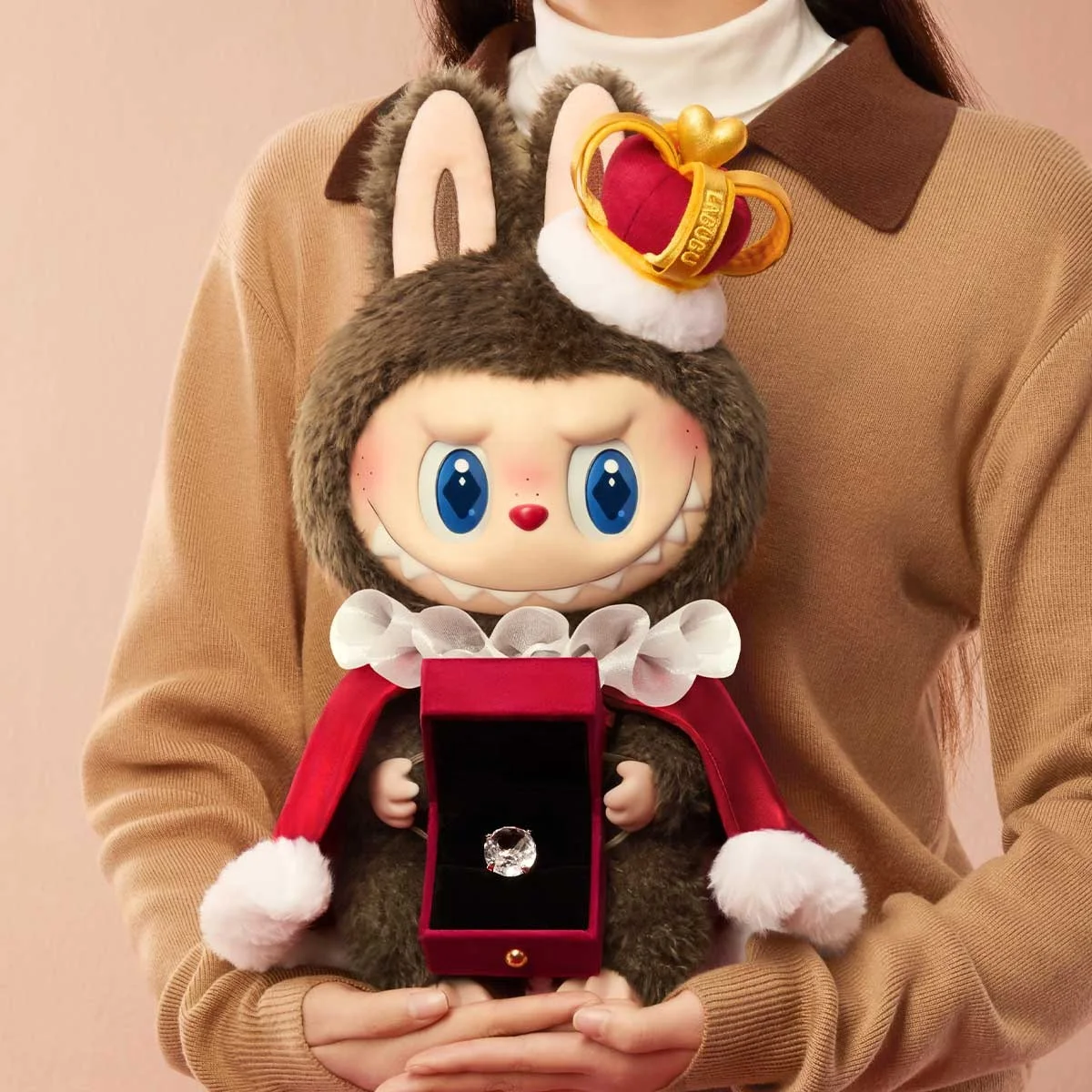 POPMART LABUBU LET&#39;S CHECKMATE ぬいぐる NEW POP MART THE MONSTERS Let's Checkmate Plush LABUBU KING