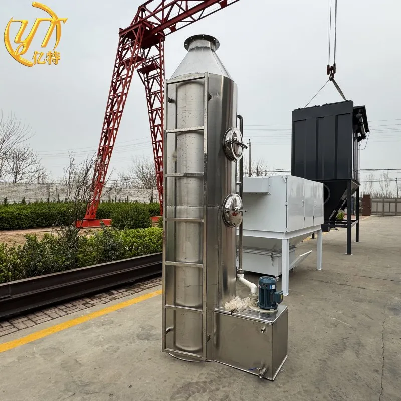 Stainless Steel Gas Scrubber Treatment Acid and Alkaline Waste Gas  HLC  NoX for Spraying Chemical Food and Industries