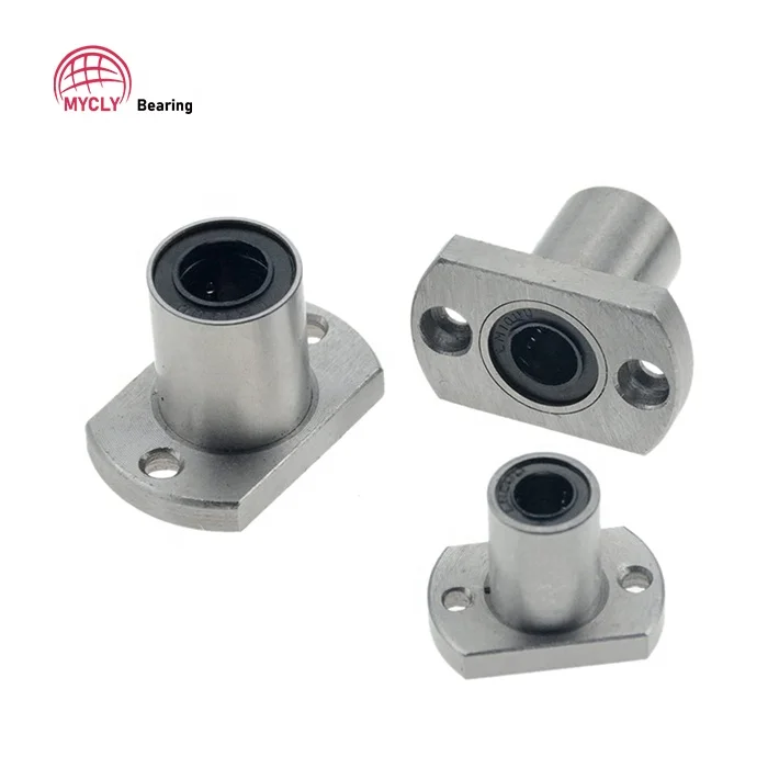 Two Side Cut Linear Flange Slide Ball Bearing LMT10UU LMH10UU Bearing LMH10