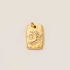 Square moon pendant