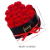cuore 16 rose