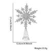 Stella d'argento del fiocco di neve dell'albero del sole