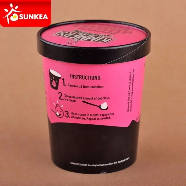 Custom Printed Ice Cream Tub - Buy Ice Cream Tub, 8oz Ice Cream Tub, paper ice  cream cup Product on Food Packaging - Shanghai SUNKEA Packaging Co., Ltd.