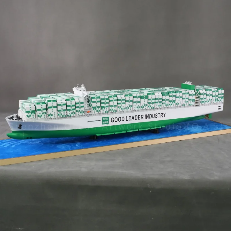 【LA】O.A.S Manufacturer Handicraft Ship Model Upscale  Business Gifts Custom 127cm GOOD Container Ship Model