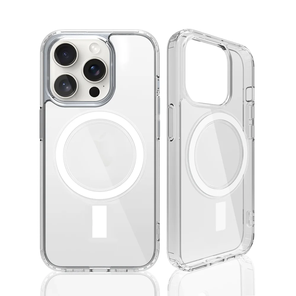 Custom TPU Mobile Cell I Cover Bulk Wholesale Casing Transparent Magnetic Clear Phone Cases for iphone 16 15 14 13 12 11 Pro Max