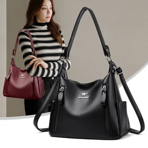 2026 New Brand Leather Sac Luxury Handbags High Quality Shoulder Crossbody Hand Bags for Women Purses and Handbags