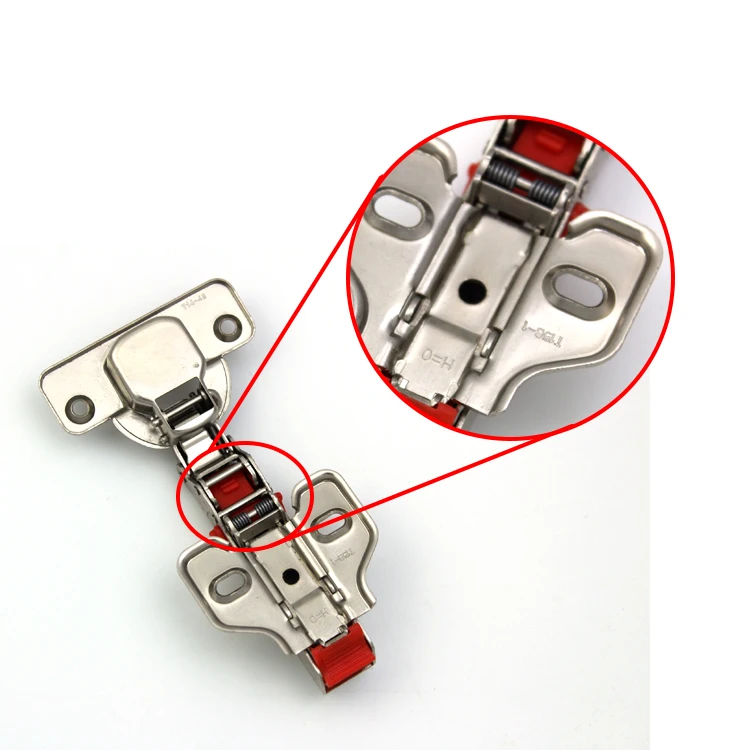 High quality furniture cabinet hinge with plastic hydraulic damper and 3D function