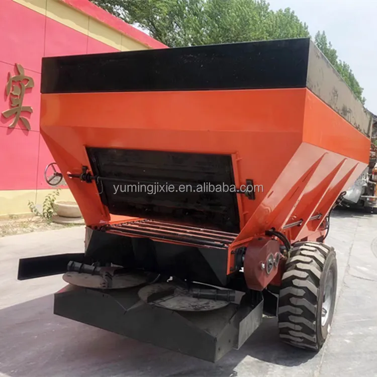 Farm Dry PTO Solid Dry PTO Drive Animal Manure Tractored Fertilizer Trailer Spreader Manure Spreader
