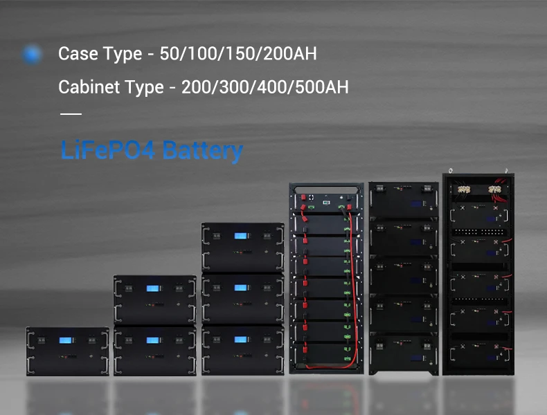 Storage Battery 300ah 400ah 20kwh 25kwh Lifepo4 Battery 6000 Cycles 51.2v 100ah 200ah 10kwh Rack Lithium Battery supplier