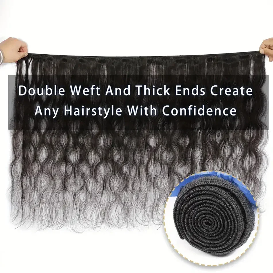 4 Stéck Mënschlecht Hoer Body Wave Bündelen Peruanesch Remy Mënschlecht Hoer Natierlech Schwaarz Faarf 100% Mënschlecht Hoerqualitéit Fir Fraen Bündelen_voghion.com