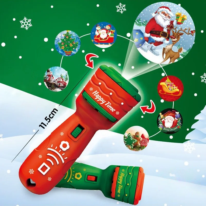 Samtoy электрическая развивающая книга истории о сне для детей мини Рождественский слайд-проектор лампа игрушка проектор фонарик