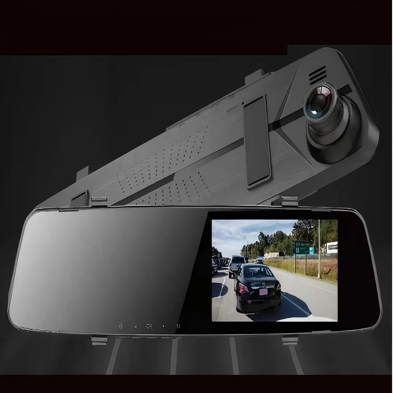 Factory Outlet AHD Dual Lens 4.19 Inch Display with 1280*720P Dashcam Black Box Motion Detection for Personal Use