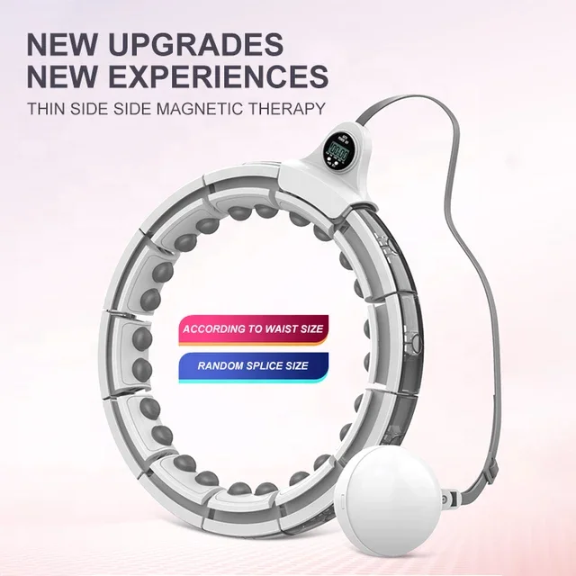 Низкая цена оптовая продажа кольцо хула умный 24 съемные упражнения Смарт хула рейфен обручи с потерей веса