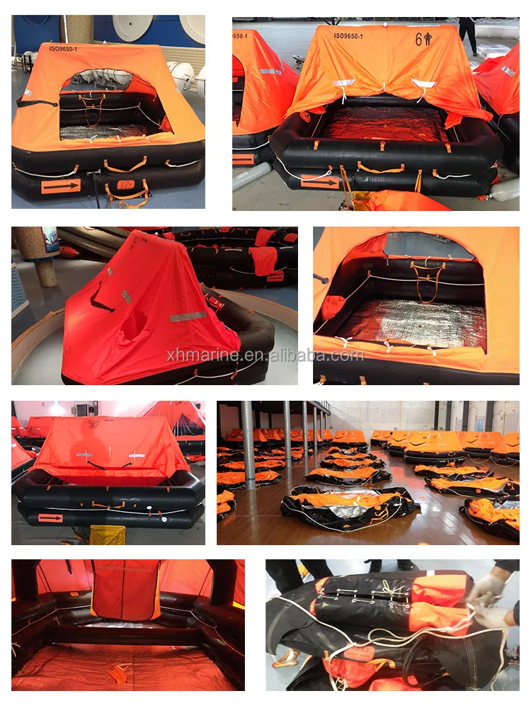 China Customized 4-12 Persons ISO 9650-1 Standard Inflatable Life Raft ...