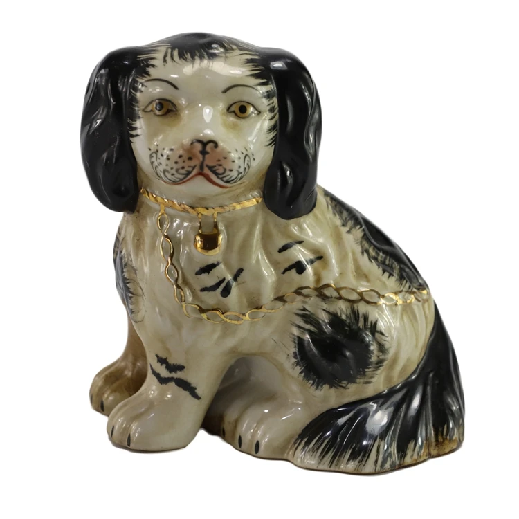 Saint Bernard Decorative Dogs Porcelain Ornament Sublimation Ceramic Ornaments details