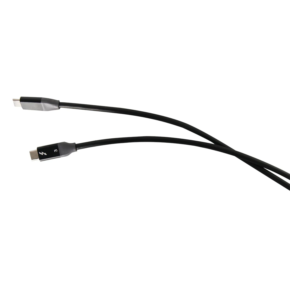 Изготовленный На Заказ thunderbolt 3 40 Гбит/с 100 Вт Кабель для быстрой зарядки USB C Type C кабель для мобильного ноутбука
