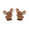 Deer Focal bead Camel SA173