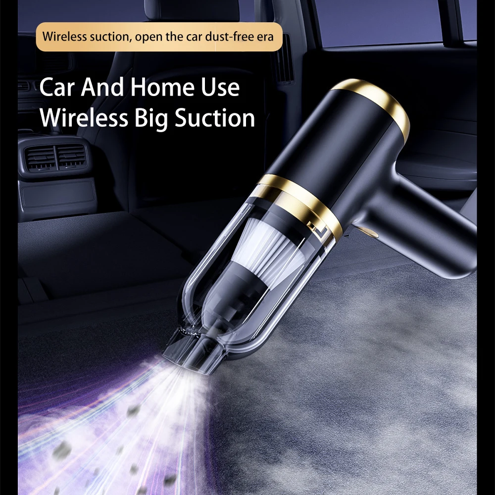 Rechargeable Mini Portable Handheld Vacuum Cleaner Wireless Cordless for Home & Car Use - view 6