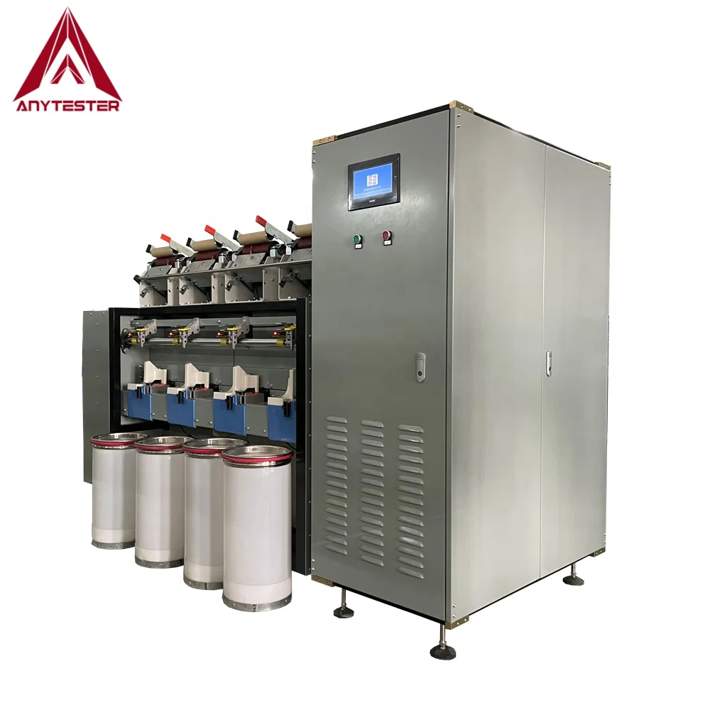 Laboratory Rotor Spinning Machine Used to Convert Fiber Into Yarn