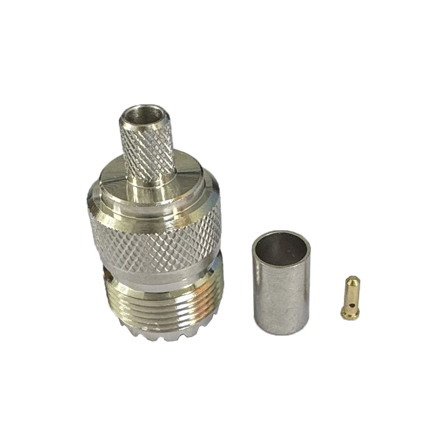 Factory Cheap Price UHF-C-K4 Connector RF UHF Female Connector for RG59 supplier