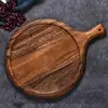 Round Wood Plate