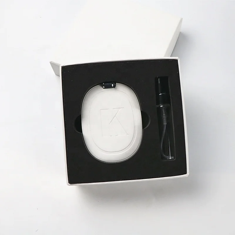 Customized OEM Fragrance Oil Diffuser Home Hang Car Pendant Decoration Air Freshener Ceramic Aroma Gypsum Perfume