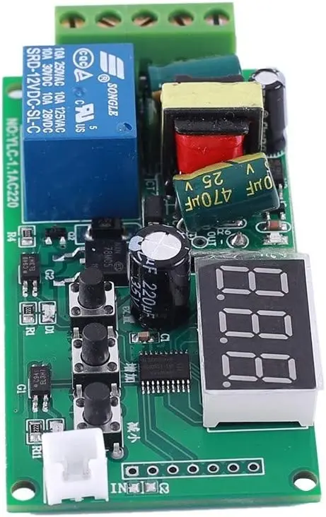 Relay Lcd Digital Timer Relay Switch Module - AC 110V 220V LCD Display